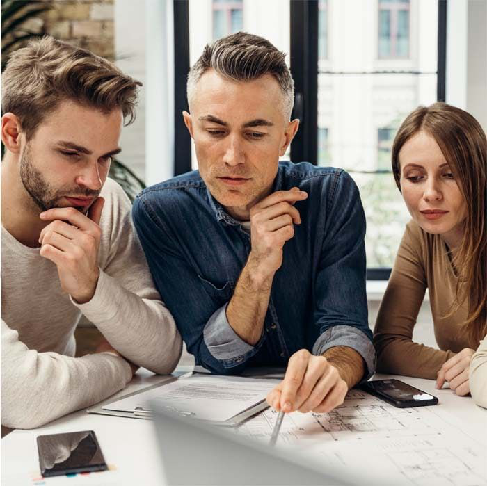 People working together